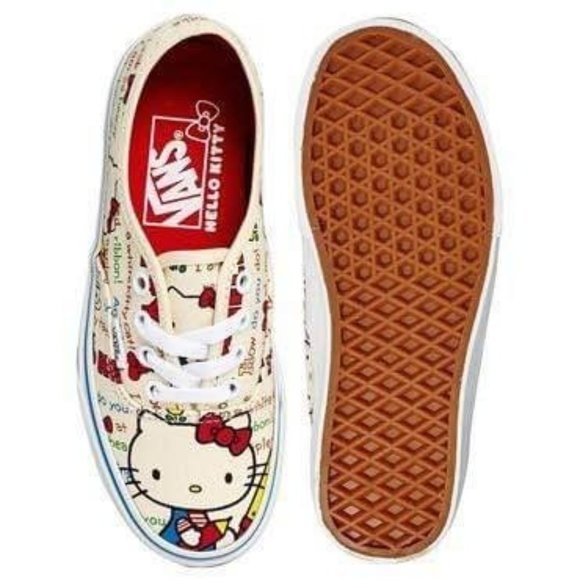 RARE VINTAGE Hello Kitty X Vans Shoe 40th Anniversary Sneakers Size 6.5 Womens - Picture 2 of 9